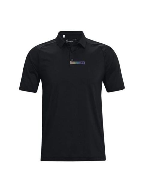 Under Armour Rush Bonded Polo Shirt 'Black' 1366253-001