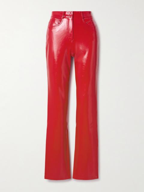 Vegan Patent-leather Skinny Pants