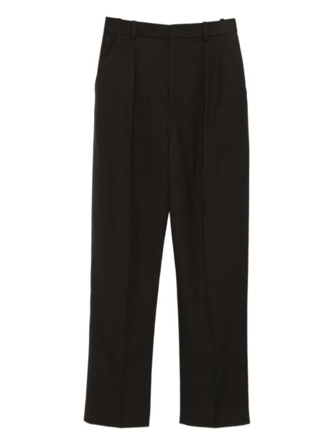 pleated-pocket trousers