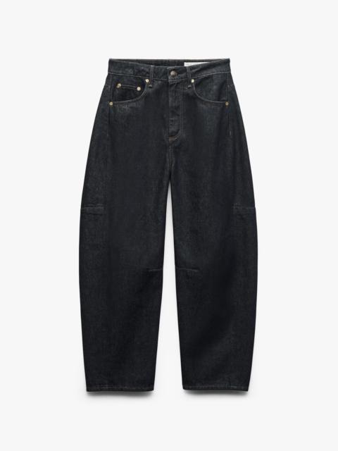 Charlie Ankle Barrel Jeans
Lightweight Rigid in Twilight Rinse