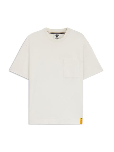 BOSS X STEIFF ALL-GENDER T-SHIRT IN COTTON