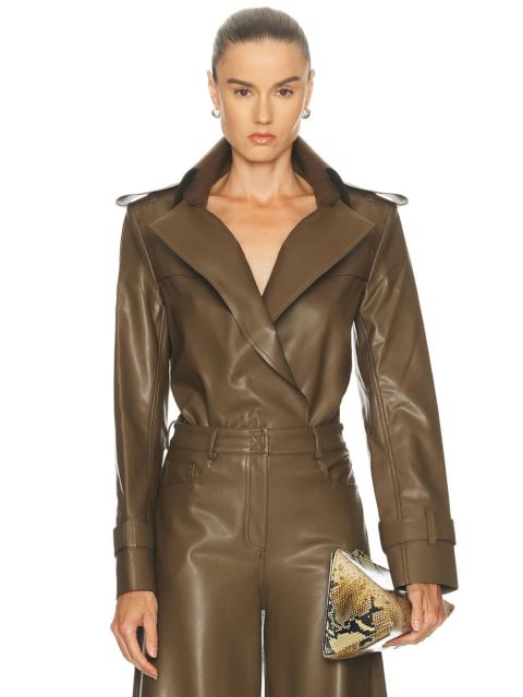 Double Breasted Trench Bodysuit