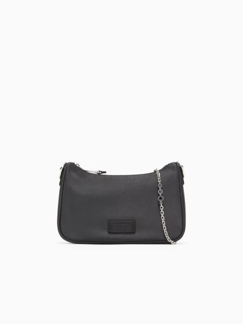 SATIN SHOULDER BAG WITH CHAIN STRAP