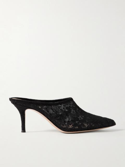 70mm Corded Lace Mules