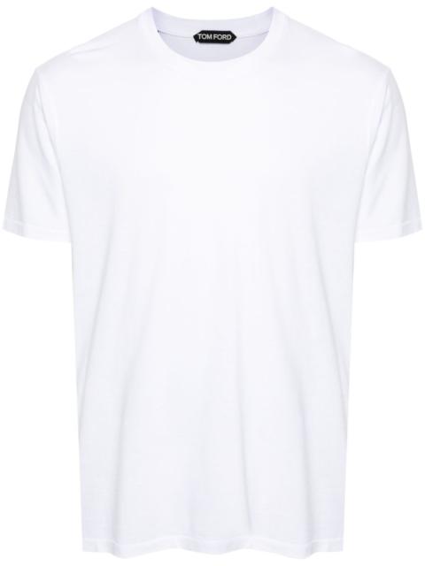logo-embroidered T-shirt