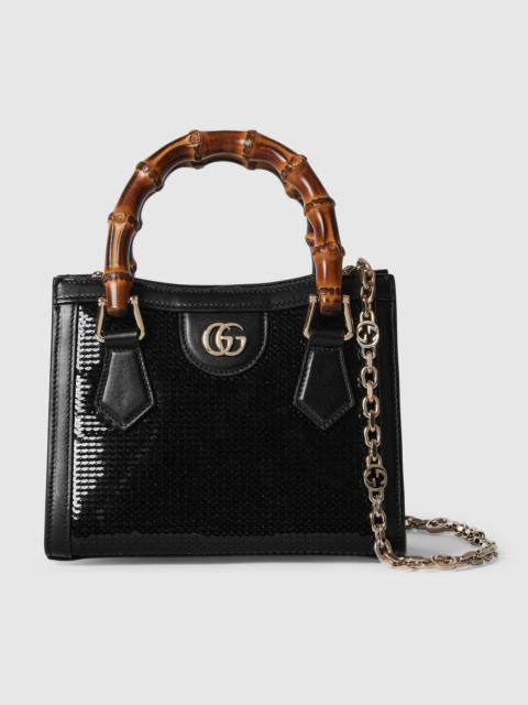 Gucci Diana embroidered small tote bag