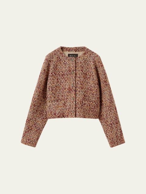 Geneva Single-Breasted Boucle Jacket
