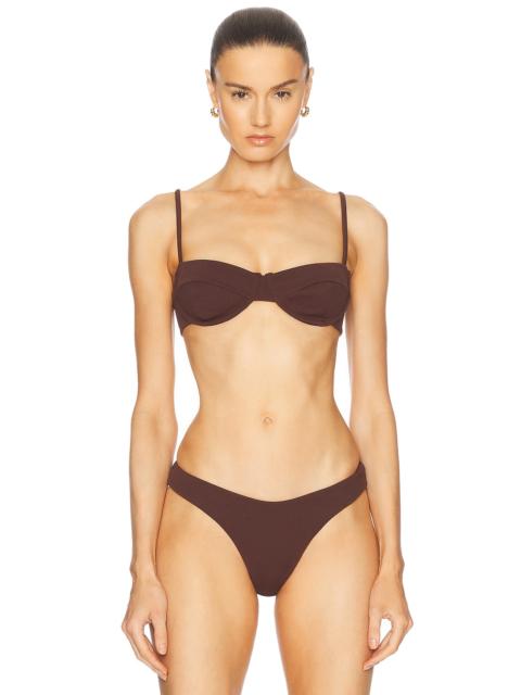Crepe Vintage Bikini Top