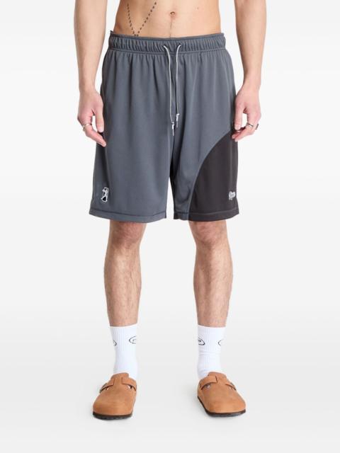 mesh panel shorts