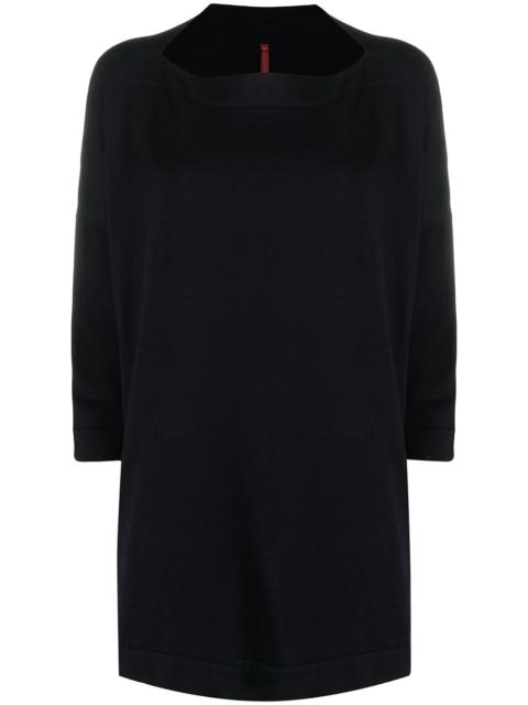 boat neck knit jumper