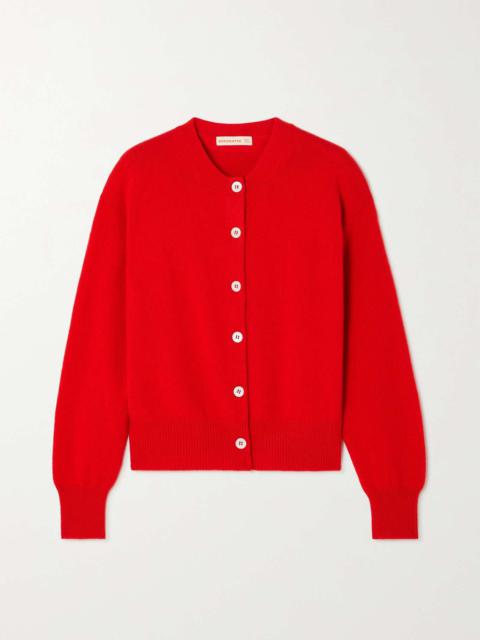 Wool cardigan Red