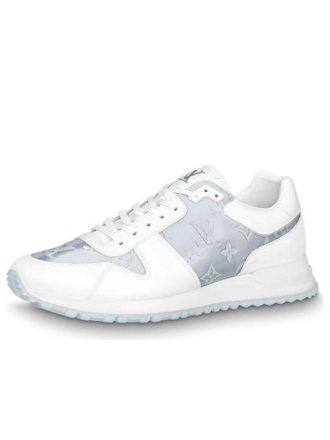 LOUIS VUITTON Run Away Sneakers 'White with Grey Monogram' 1A8KIU