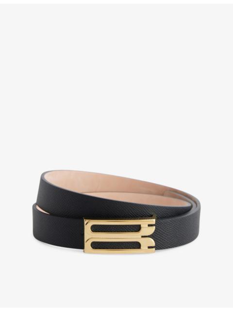 Frame leather belt