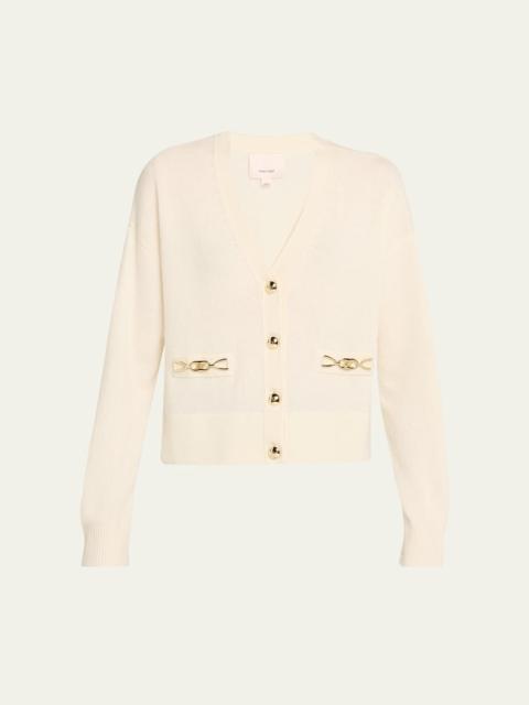 Kavita Cashmere Chain Cardigan