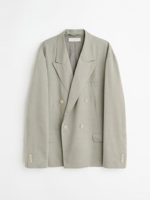 Halt Blazer Willow Grey Softflow Tencel