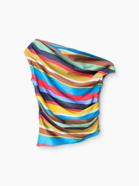 STAUD PHARE SILK TOP MARKET STRIPE