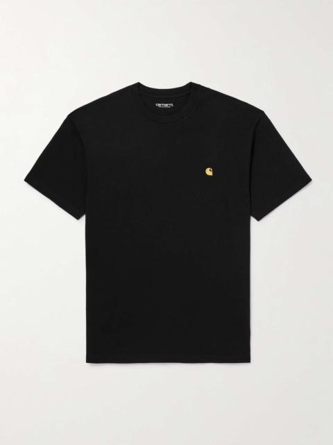 Chase Logo-Embroidered Cotton-Jersey T-Shirt