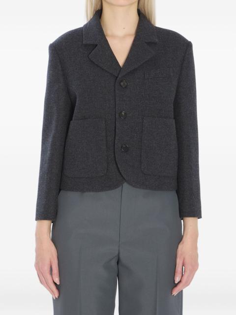 patch-pocket wool jacket