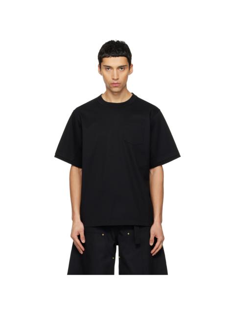 Black Cotton Jersey T-shirt
