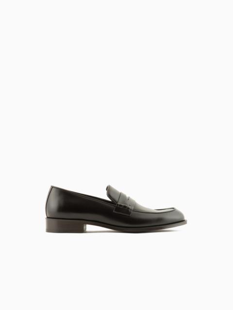 Leather loafers