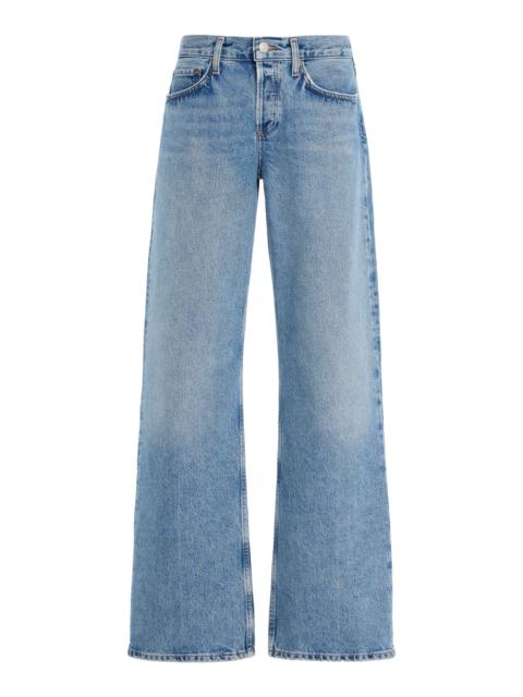 Rigid Low-Rise Loose Jeans light wash
