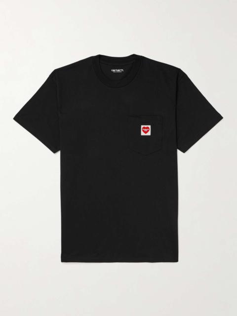 Logo-Appliquéd Cotton-Jersey T-Shirt