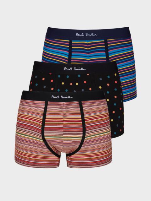 Spot and Stripe Mix Boxer Briefs Three Pack