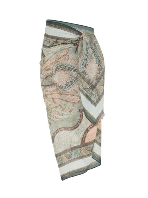 PRINTED COTTON PAREO