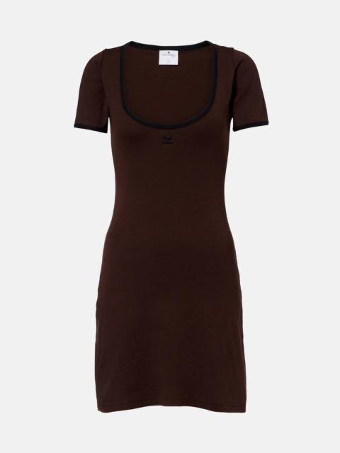 Holistic cotton minidress