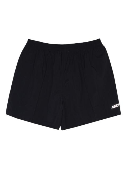 elastic-waist mini short