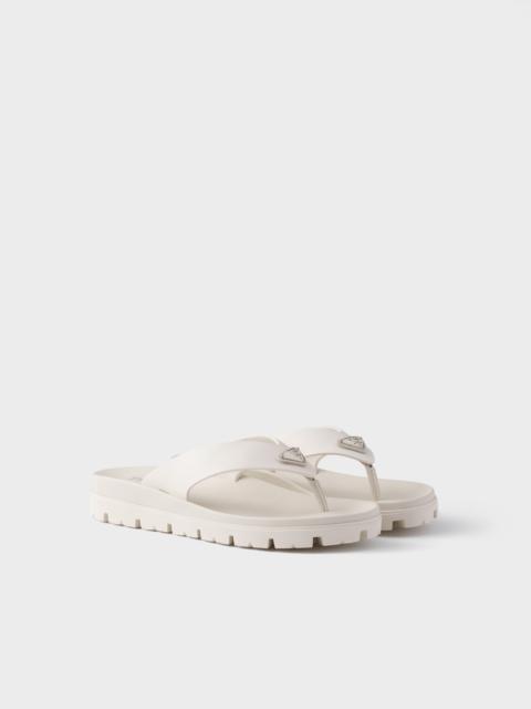 Rubber thong sandals