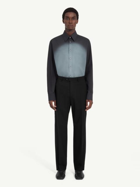 Tailored wool-blend trousers