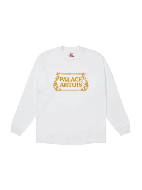 Palace Stella Artois Drop Shoulder Longsleeve White