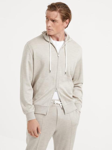 パーカー・フーディ BRUNELLO CUCINELLI SS25 Cashmere hoodie (M2223246G CGN75) Sweatshirt-style sweater for Man in Yuta | Brunello Cucinelli