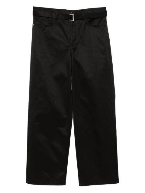 belted trousers