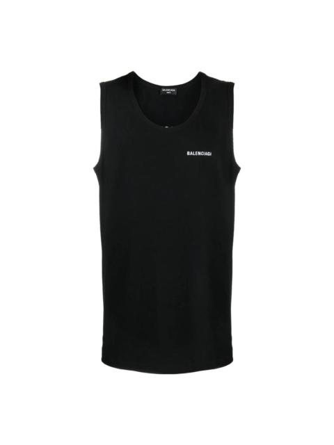 Balenciaga Loose Tank Top 'Black' 697880TMVM31070