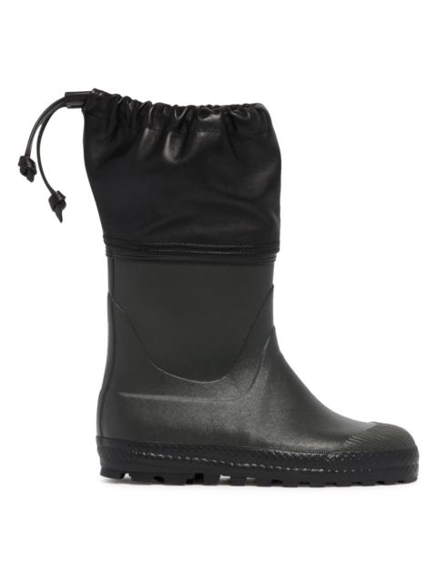 Black Low Rain Boots