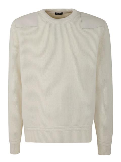 Wool and cashmere crew neck