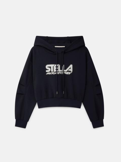 Scuba Logo Print Hoodie