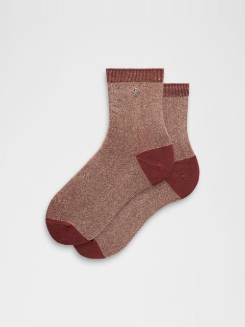 Unisex Glitter Quarter Socks