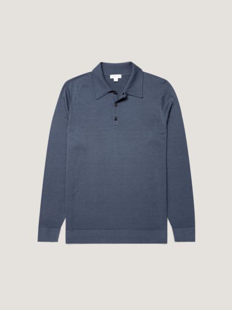 Extra‑Fine Merino Polo Shirt
