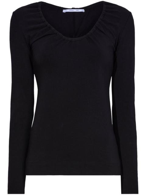 Sophia cut-out ruched top