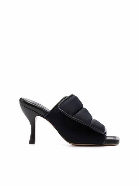 padded leather sandals