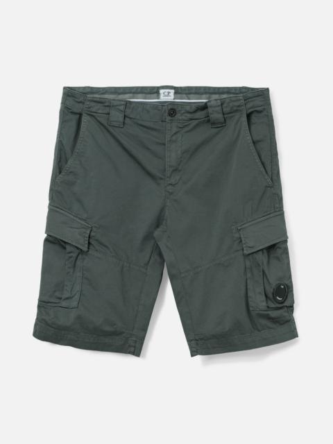 BERMUDA CARGO IN SATIN STRETCH