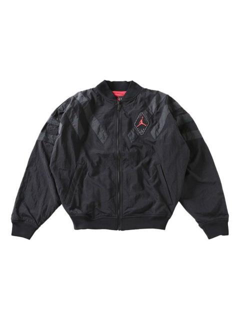 Air Jordan 6 Srt Lgc Nylon Jacket Zipper Black BV5406-010