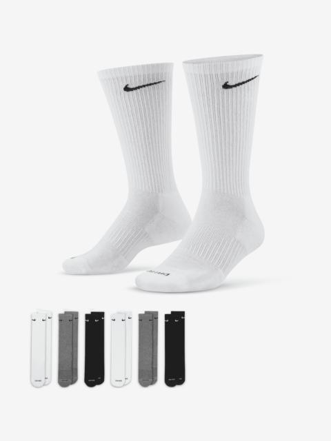 Nike Everyday Plus Cushioned Training Crew Socks (6 Pairs)