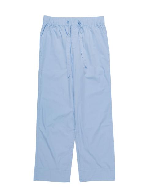 Tekla Poplin Pyjama Pants Shirt Blue