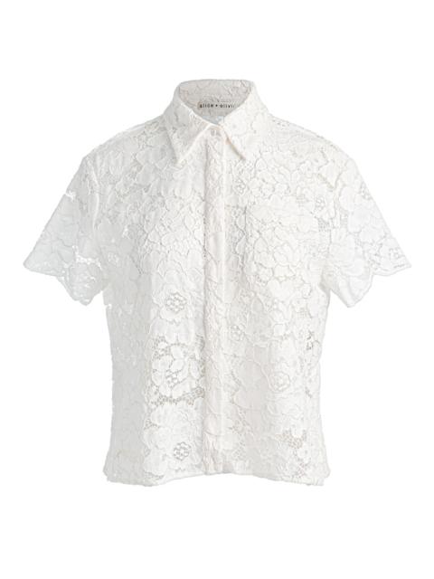 LANE LACE BUTTON DOWN