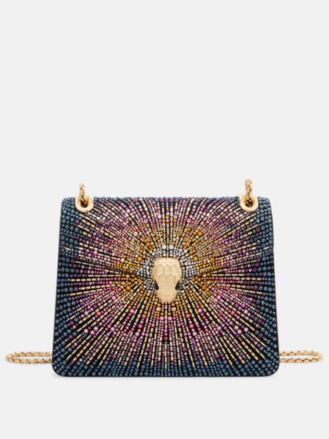 Serpenti Forever Small suede shoulder bag