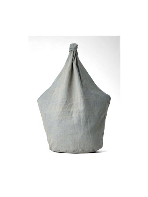 Drip knotted tote bag